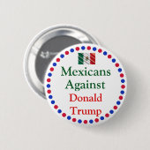 Mexicanen tegen Donald Trump Button (Voorkant /achterkant)