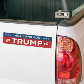 Mexicanen voor TRUMP Bumpersticker (Op Truck)