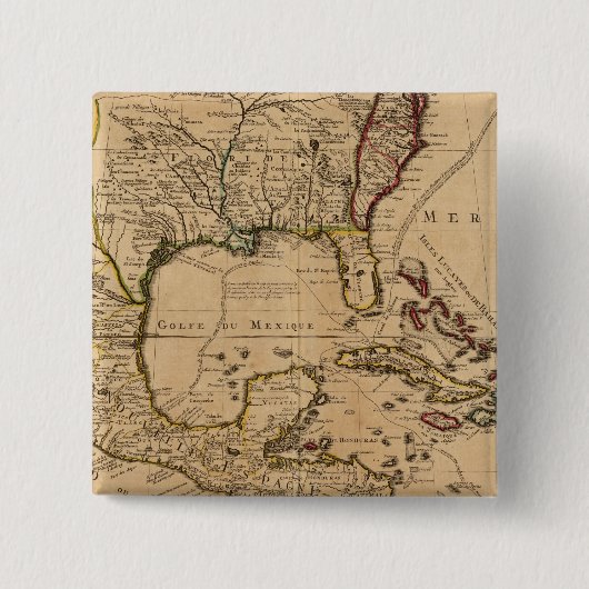 Mexico 10 vierkante button 5,1 cm (Voorkant)