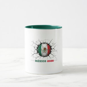 Mexico 2026 Voetbal Kletterende Muur - FAN Mok