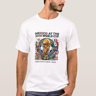 Mexico 2026 WK T-Shirt - Officiële Gastheer & H