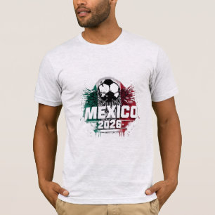 Mexico 2026 WK Voetbal Fan T-Shirt