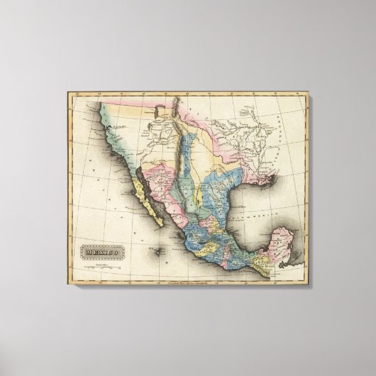 Mexico 7 canvas afdruk (Voorkant)