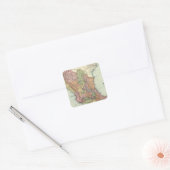 Mexico 7 vierkante sticker (Envelop)