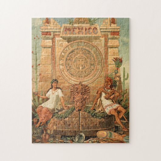 México a través de los siglos legpuzzel (Verticaal)