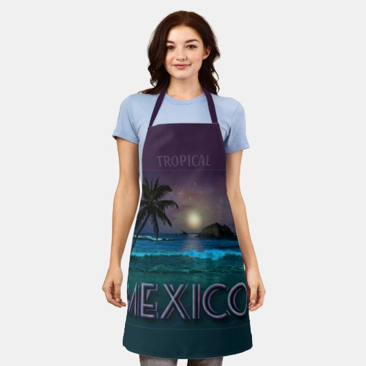 Mexico All-Over Print Schort (Gedragen)