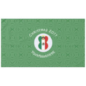 Mexico Angel Christmas Flag Personalize Horizontal Tafelkleed (Voorkant (Horizontaal))