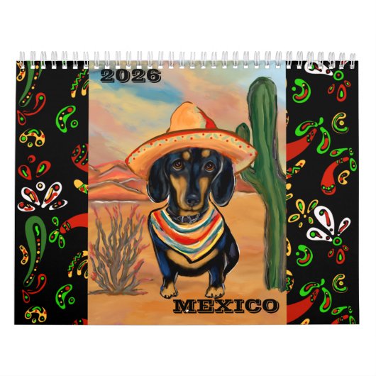 MEXICO ART CALENDAR KALENDER (Hoes)