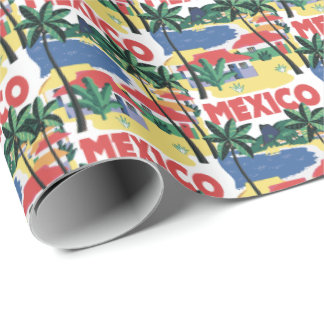 Mexico Beach Scene Cadeaupapier