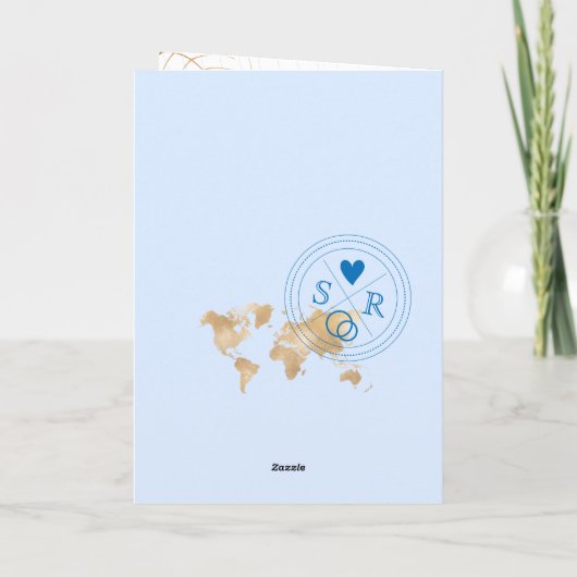 Mexico Bestemming Huwelijk Paspoort Kaart QR code (Achterkant)