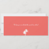 Mexico Boarding Pass bestemming bruiloft Kaart (Achterkant)