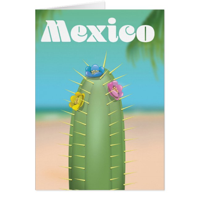 Mexico Cactus-reisposter (Voorkant)