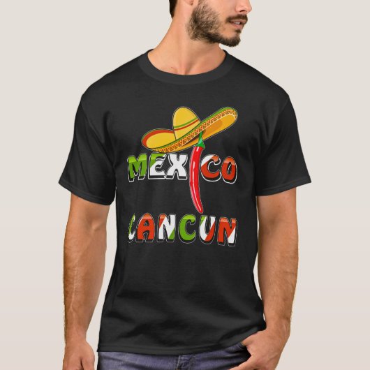 MEXICO CANCUN T-SHIRT (Voorkant)