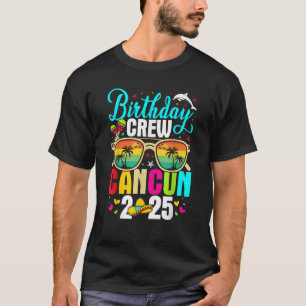 Mexico Cancun Verjaardag Jongen Trip Vakantie 2025 T-shirt