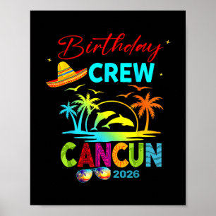 Mexico Cancun Verjaardag Jongensreis Vakantie 2026 Poster