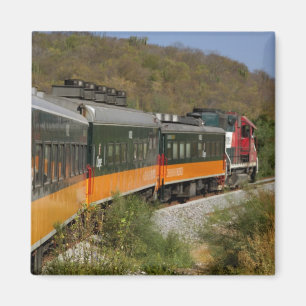 Mexico, Chihuahua, Copper Canyon. Uitzicht van Magneet