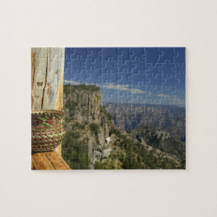 Mexico, Chihuahua, Koperkloof. Uitzicht vanaf Legpuzzel