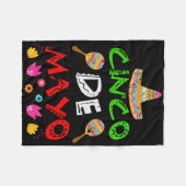 Mexico Cinco De Mayo Fleece Deken (Voorkant (Horizontaal))