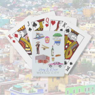 Mexico City bruiloft Pokerkaarten