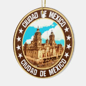 Mexico City Keramisch Ornament (Links)