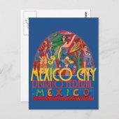MEXICO CITY Mexico Briefkaart (Voorkant / Achterkant)