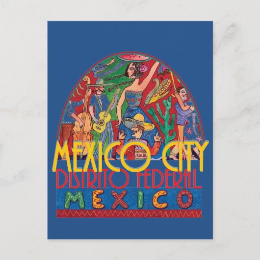 MEXICO CITY Mexico Briefkaart (Voorkant)