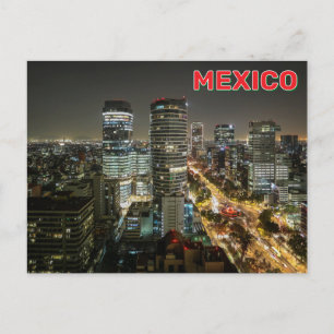 Mexico City, Mexico Briefkaart