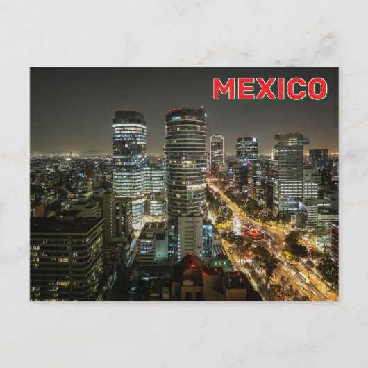 Mexico City, Mexico Briefkaart (Voorkant)