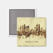 Mexico City Mexico Cityscape Magneet (Voorkant / Achterkant)