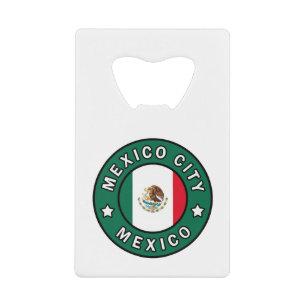 Mexico City Mexico Kredietkaart Flessenopener
