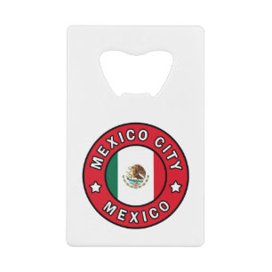 Mexico City Mexico Kredietkaart Flessenopener