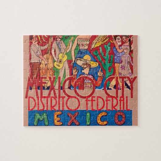 Mexico City Mexico Legpuzzel (Horizontaal)