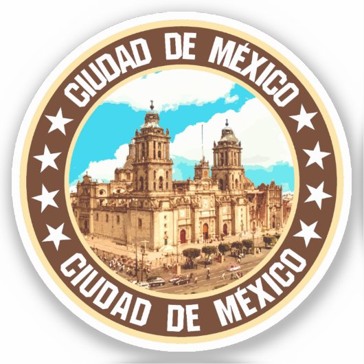 Mexico City Sticker (Voorkant)