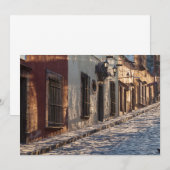 Mexico Cobblestone Street Bedankkaart (Voorkant / Achterkant)