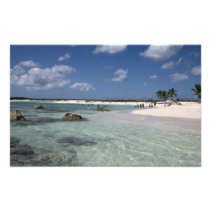 Mexico, Cozumel, Punta Morena, de oostkust Foto Afdruk
