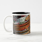 Mexico, Cozumel. Souvenirs in Isla de Cozumel Tweekleurige Koffiemok (Links)