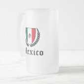 Mexico Crest Matglas Bierpul (Voorkant links)