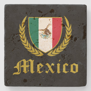Mexico Crest Stenen Onderzetter