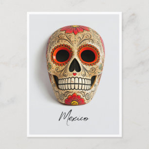 Mexico Dag van de Doden masker Briefkaart