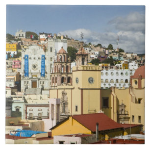 Mexico, deelstaat Guanajuato, Guanajuato. Basilica Tegeltje