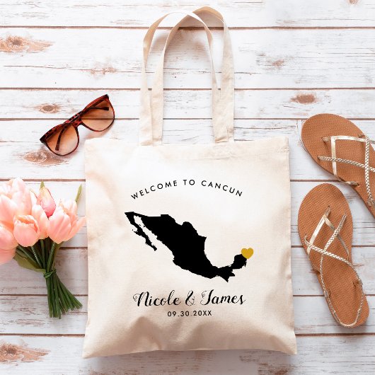 Mexico Destination Wedding Welcome Bag Tas