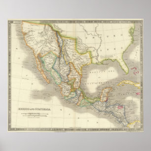 Mexico en Guatamala Poster