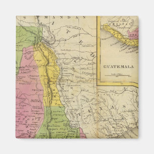 Mexico en Guatemala 2 Magneet