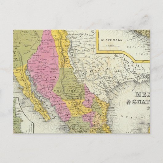 Mexico en Guatemala Briefkaart (Voorkant)