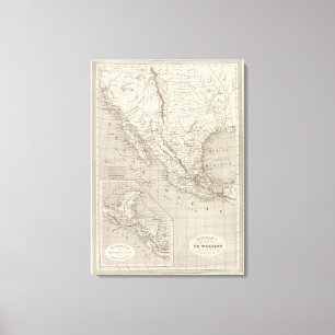 Mexico en Midden-Amerika 2 Canvas Afdruk