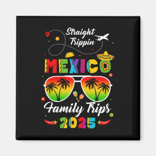 Mexico Familie Vakantie Cancun 2025 Straight Tripp Magneet