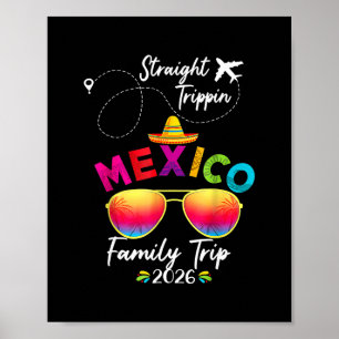 Mexico Familievakantie Cancun 2026 Straight Trippi Poster
