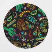 Mexico Fiesta Patroon Labels (Design 1)