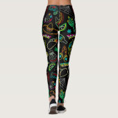 Mexico Fiesta Patroon Leggings (Achterkant)