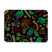 Mexico Fiesta Patroon Magneet (Horizontaal)